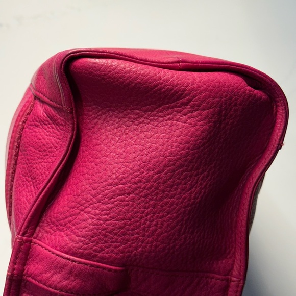 Tory Burch Fuchsia Leather Tote - Picture 13 of 13